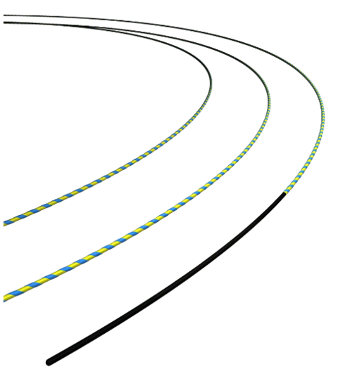 Guidewire, Nitinol, Rett tupp 0.025, 60mm, 450cm 
