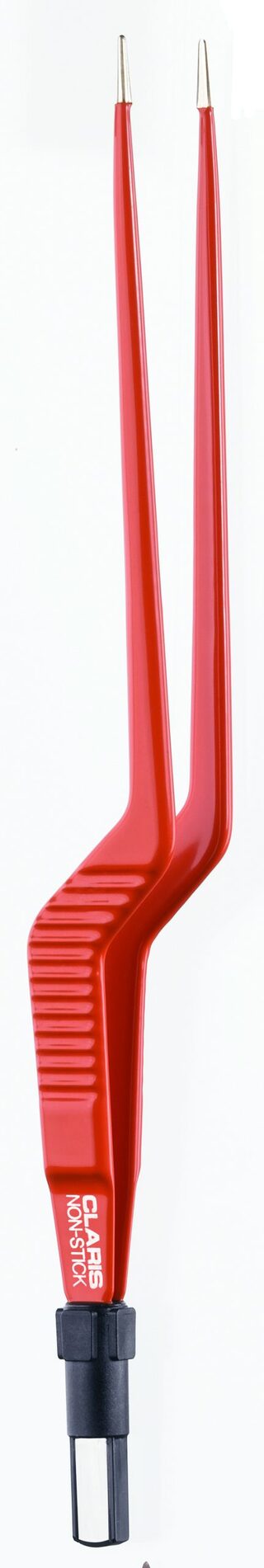 Bip.CLARIS Pinsett,non-stick, bay. 180mm, 1mm, flat-plug 