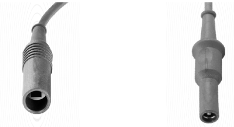 Bipolar Kabel, 3m Rundplugg, martin/wolf 