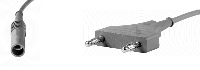 Bipolar Kabel, 5m Flatplugg, valleylab generator 