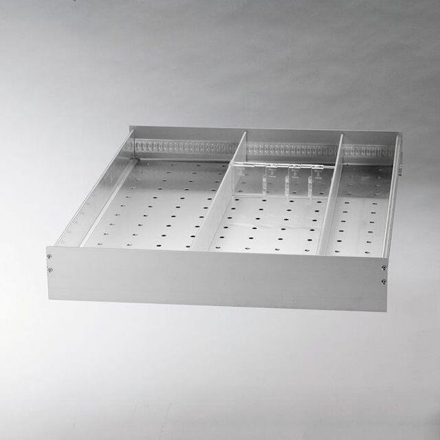 Aluminiumsskuff (med oppdeling) 300 mm 