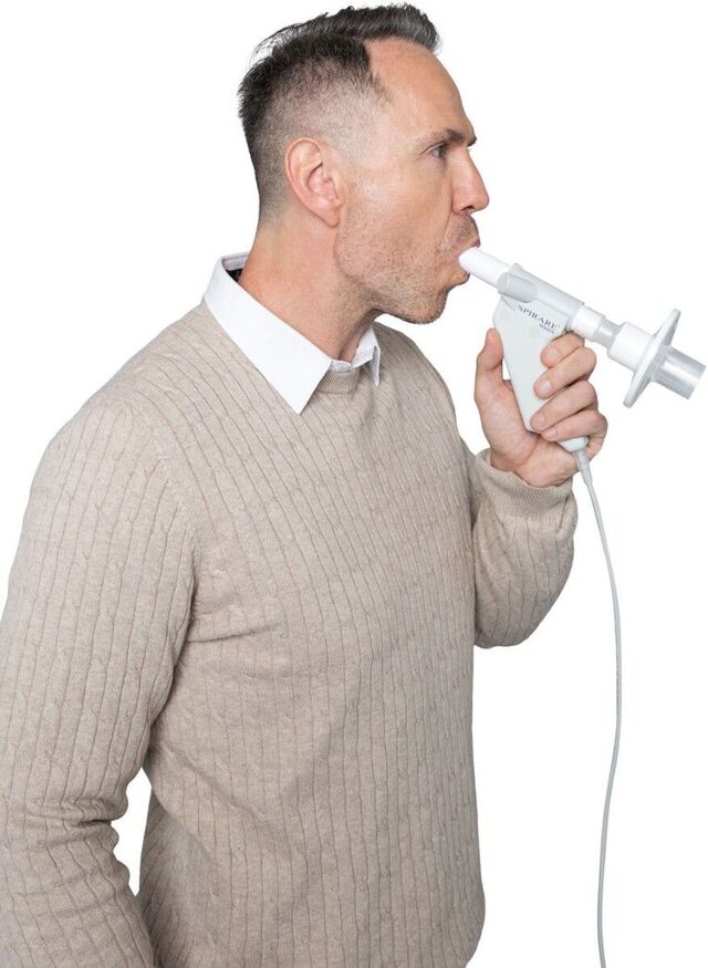 Spirare spirometri og EKG med tolkning 