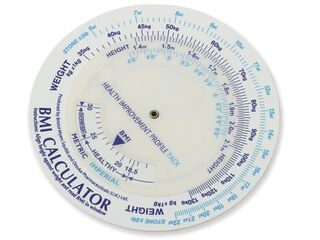 BMI-hjul for utregning av BMI