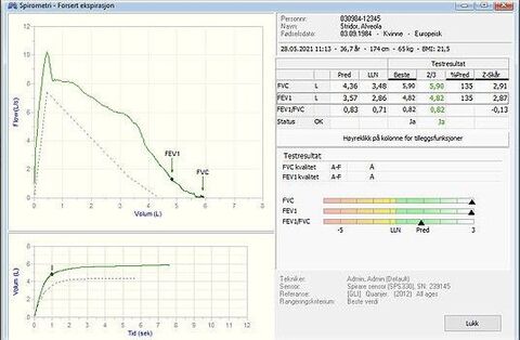 Spirare spirometri, PC-basert spirometer 