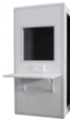 Utvendig, nedfellbar, hylle