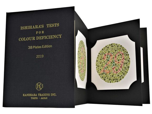 Ishihara fargesynstest , 38 plater 