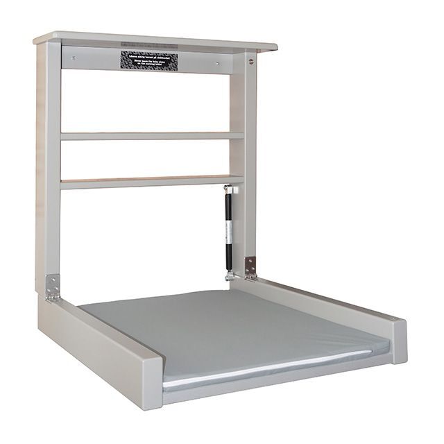 Robust vegghengt stellebord, for offentlig bruk (ulike farger) 