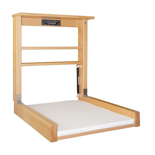 Robust vegghengt stellebord, for offentlig bruk (ulike farger) 