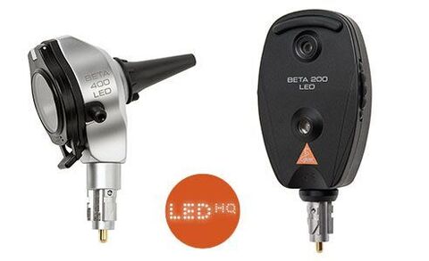 HEINE Oto- oftalmoskop BETA 400/200, USB-lader (fiber, LED, 4,2X) 