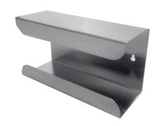 Hanskeholder for engangshansker, rustfritt stål, enkel