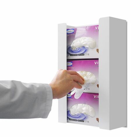 Hanskeholder universal - hvit 