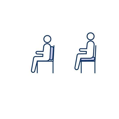 Levabo seat trykkavlastende sittepute, stor (12 pk) 