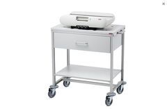 Seca 403 trillebord for babyvekter, med festehull og skuffe