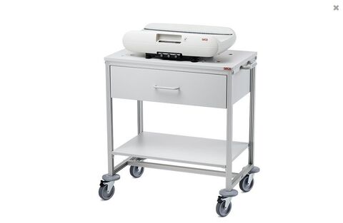 Seca 403 trillebord for babyvekter, med festehull og skuffe