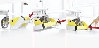 Seca 985 seng- og dialysevekt med trillebord 