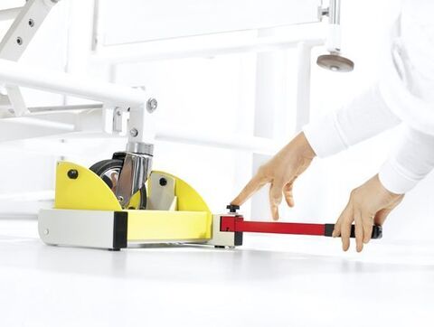 Seca 985 seng- og dialysevekt med trillebord 