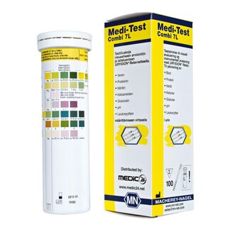 Medi-Test urinstrimmel, 7 parameter (100 stk)