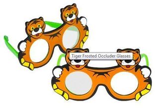 Good-Lite Tiger okluder briller, frostet (2 stk)