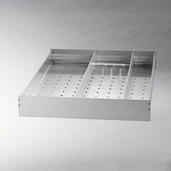 Aluminiumsskuff (med oppdeling) 420 mm