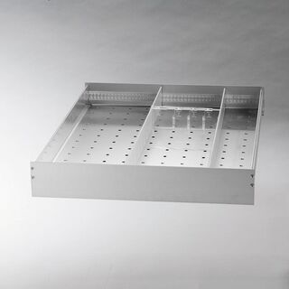 Aluminiumsskuff (med oppdeling) 420 mm